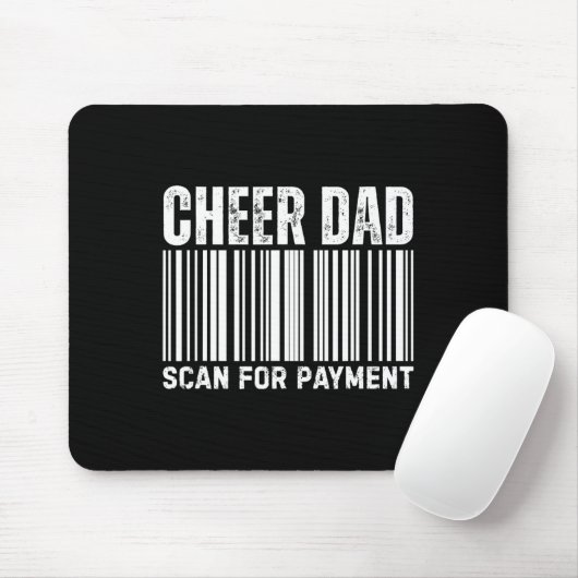 Cheer Dad Scan For Payment Cheerleading  Mousepad (Mit Mouse)