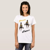 Cheer/Dance-T - Shirt (Gelbe Camouflage) (Vorne ganz)