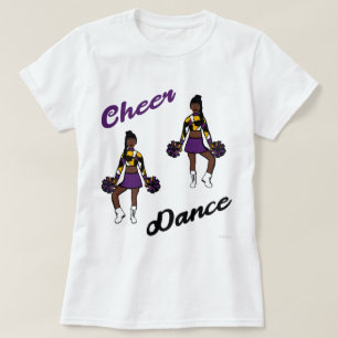 Cheer/Dance T - Shirt (Lila Camouflage)