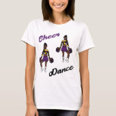 Cheer/Dance T - Shirt (Lila Camouflage) (Vorderseite)