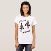 Cheer/Dance T - Shirt (Lila Camouflage) (Vorne ganz)