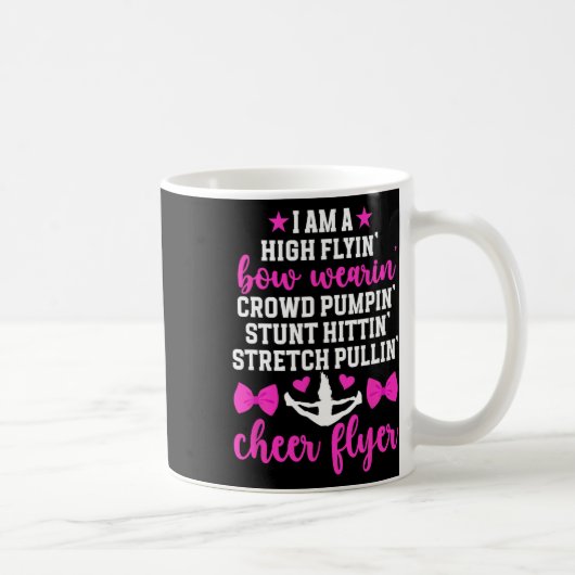 Cheer Flyer-Definition Cheerleader Flyer Cheerlead Kaffeetasse (Rechts)