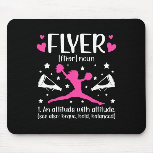 Cheer Flyer Definition Cheerleading Flyer _1  Mousepad (Vorne)