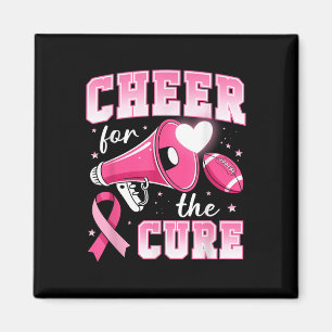 Cheer For The Cure Fußball Cheerleading Brust Ca Magnet