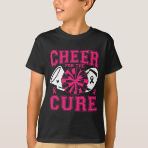 Cheer Für Die Heilung Brustkrebsbewusstsein Rosa B T-Shirt