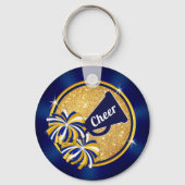 Cheer Gift Ideen Wettbewerb oder Cheer Favoriten Schlüsselanhänger (Rückseite)