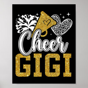 Cheer Gigi von einer Cheerleaderin Gigi Oma Cheerl Poster