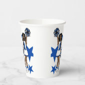 Cheer Girl Blue #1 Pappbecher (Links)