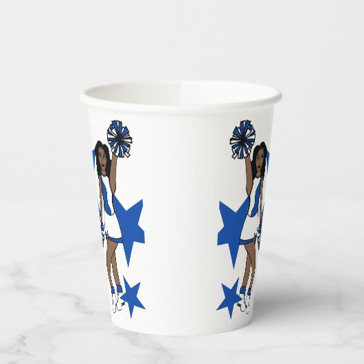 Cheer Girl Blue #1 Pappbecher (Links)