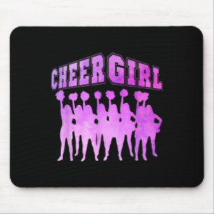 Cheer Girl Funny Cheerleader Zitat Cheerleader Te Mousepad