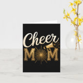 Cheer Gold Cheerleader Cheerleading Mom Game Day D Karte (Gelbe Blume)