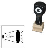 "Cheer" Gummi Briefmarke Megaphone Gummistempel (Stempel)