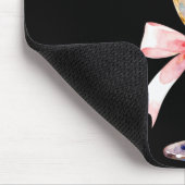 Cheer Happy New Year Coquette Bow Champagne New Ye Mousepad (Ecke)