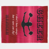 Cheer: "Ich habe keine Flügel, aber ich bin sicher Fleecedecke (Vorderseite (Horizontal))