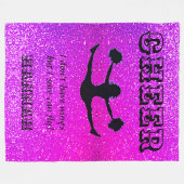 Cheer: "Ich habe keine Flügel, aber ich bin sicher Fleecedecke (Vorderseite (Horizontal))