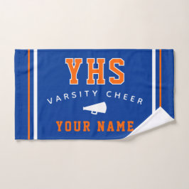 Cheer Icon, Benutzerdefinierter Name & Schule, Ges Handtuch