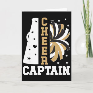 Cheer Kapitän Stolz Cheerleader Kapitän Karte