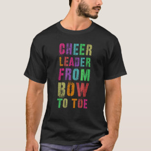 Cheer Leader von Bow zu Tog Cheerleader Team Che T-Shirt