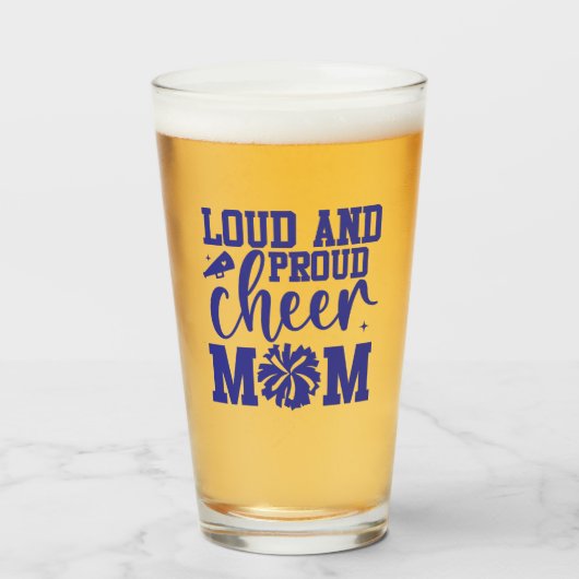 Cheer Mama Beer Glas (Vorne (Gefüllt))