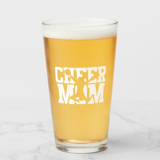 Cheer Mama Beer Glas (Vorne (Gefüllt))