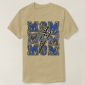 Cheer Mama Blitz Bolt Cheer Leopard Blue T-Shirt (Design vorne)
