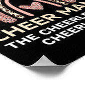 Cheer Mama CheerMom Cheerleader Mama Poster (Ecke)