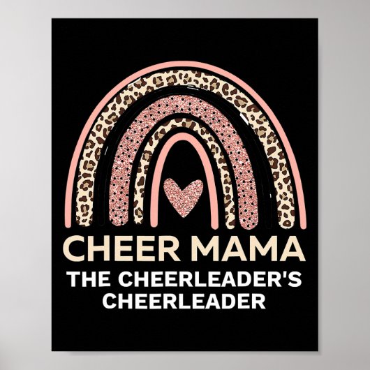 Cheer Mama CheerMom Cheerleader Mama Poster (Vorne)