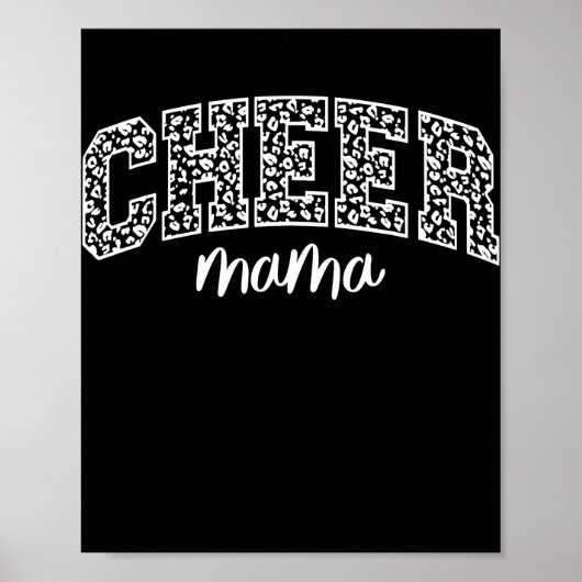 Cheer Mama CheerMom Cheerleader Mama Poster (Vorne)