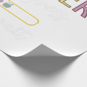 Cheer Mama Eltern geben Chef Coach Geschenkpapier (Ecke)