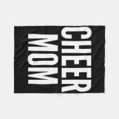 Cheer-Mama Grün Cheerleading passende Eltern  Fleecedecke (Vorderseite (Horizontal))