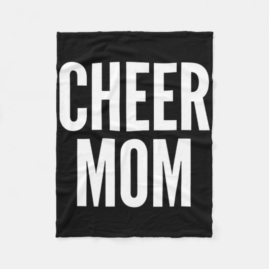 Cheer-Mama Grün Cheerleading passende Eltern  Fleecedecke (Vorderseite)