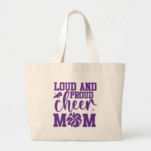 Cheer Mama Jumbo Tote Bag Stoffbeutel (Vorne)
