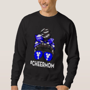 Cheer Mama Parents Cheerleading Mama Messy B Sweatshirt