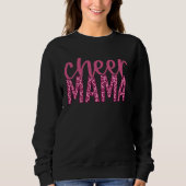 Cheer Mama  Pink Leopard Print Sweatshirt (Vorderseite)