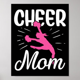Cheer-Mama-Turnen Cheerleading-Mama-Squad der Frau Poster