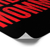 Cheer Mami Cheerleading Mutter Rot passende Eltern Poster (Ecke)