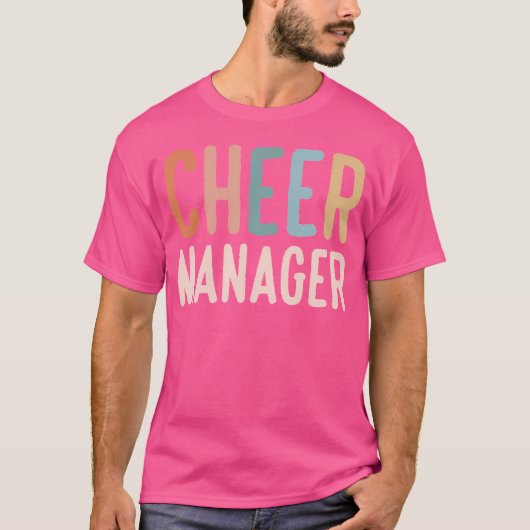 Cheer Manager Cheerleading T-Shirt (Vorderseite)