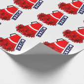Cheer Megaphone Geschenkpapier (Ecke)