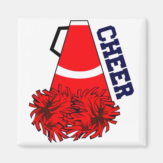 Cheer Megaphone Magnet (Vorne)