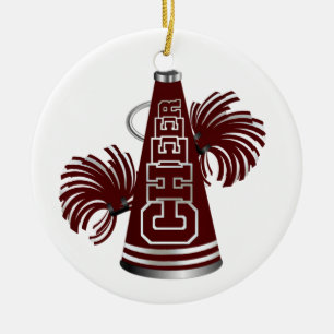 Cheer Megaphone Ornament