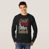 Cheer Mimi Biggest Fan Leopard Print And Pom Pom T-Shirt (Vorne ganz)