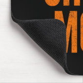 Cheer Mom Cheerleading Matching Eltern Orange  Mousepad (Ecke)