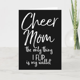 Cheer Mom Das Einzige Was Ich Umkippe Ist Mein Por Karte