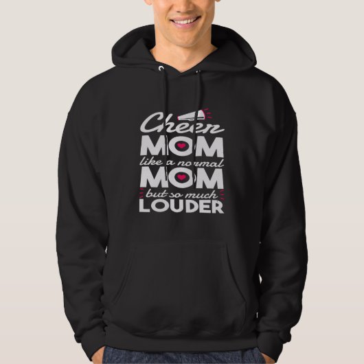 Cheer Mom Like A Normal Mom, Cheerleading Mommy 1 Hoodie (Vorderseite)