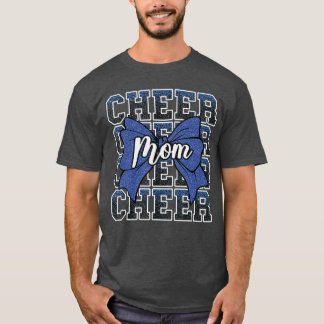 Cheer Mom Mama Bow Sport Cheerleader Cheerleading  T-Shirt