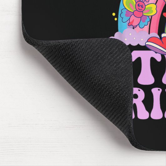 Cheer Mom Rainbow Funny Mother's Day Funny Gift Fo Mousepad (Ecke)