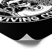 Cheer Mom Surviving Comp Weekend Funny Cheerleadin Poster (Ecke)