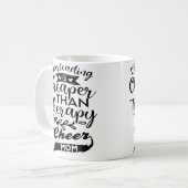 Cheer Mother Mama Parents Cheerleading Mom Kaffeetasse (Vorderseite Links)
