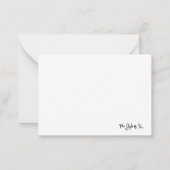 Cheer Notecard #4 ( Lila ) Mitteilungskarte (Rückseite)