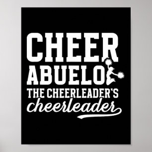 Cheer Opa Lustiger Cheerleading Opa Cheerleader Poster